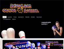 Tablet Screenshot of bowlingcenter-barssel.de